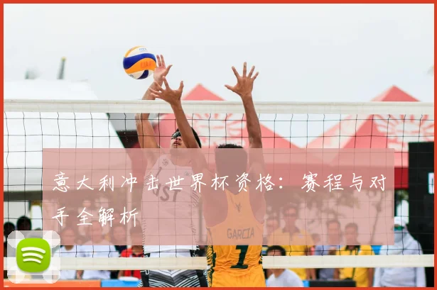 意大利冲击世界杯资格：赛程与对手全解析