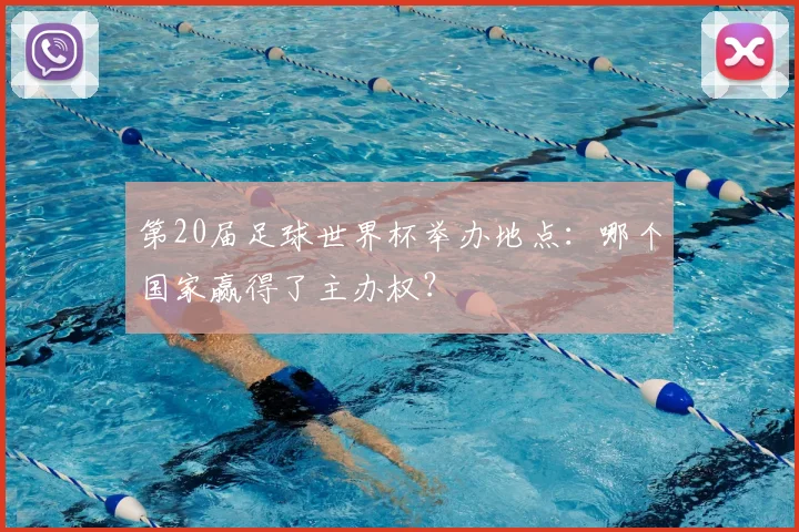 第20届足球世界杯举办地点：哪个国家赢得了主办权？